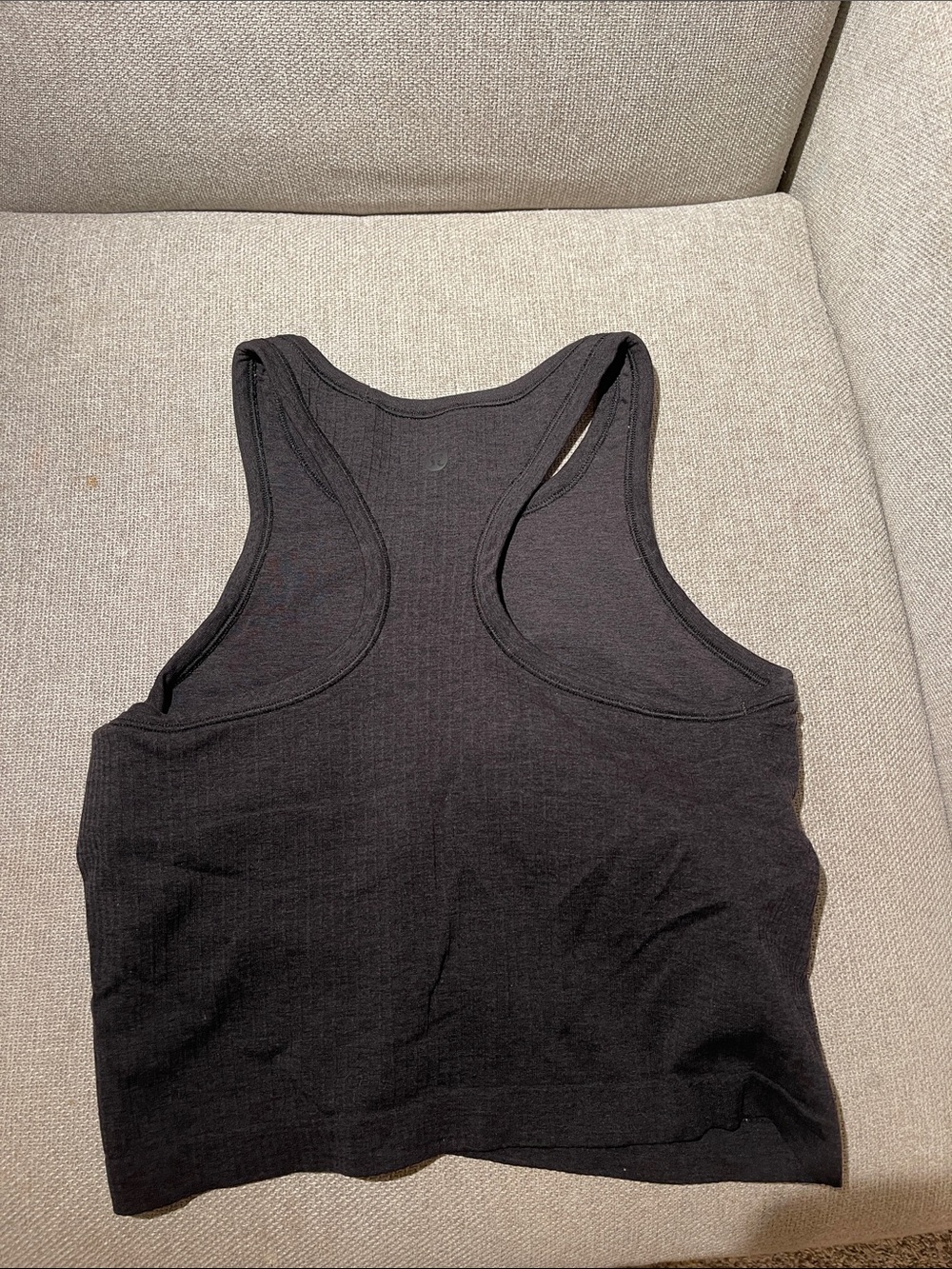 Lululemon Black Ribbed Tank - Picture 2 of 4